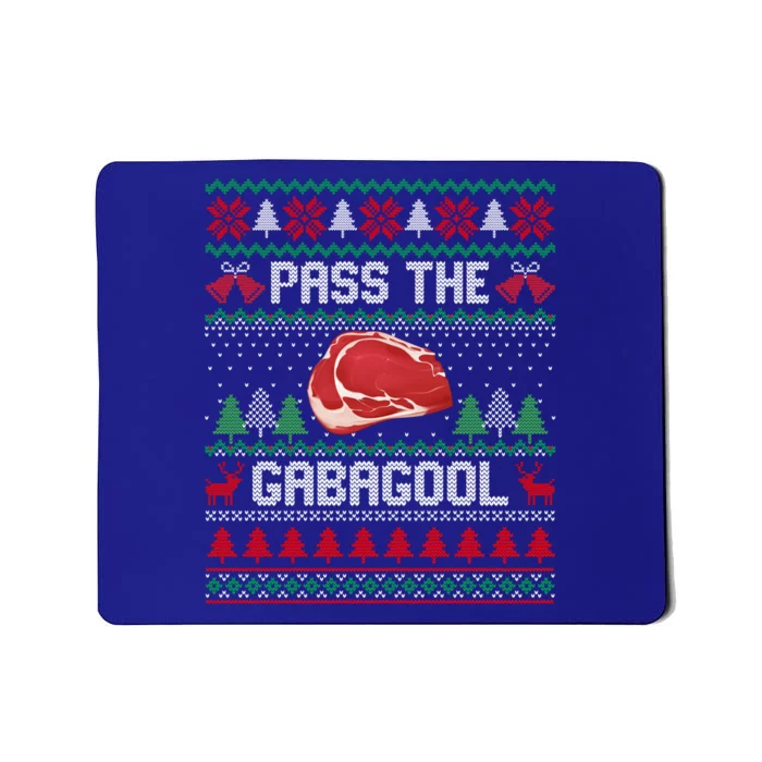 Funny Xmas Pass The Gabagool Tacky Ugly Christmas Great Gift Mousepad