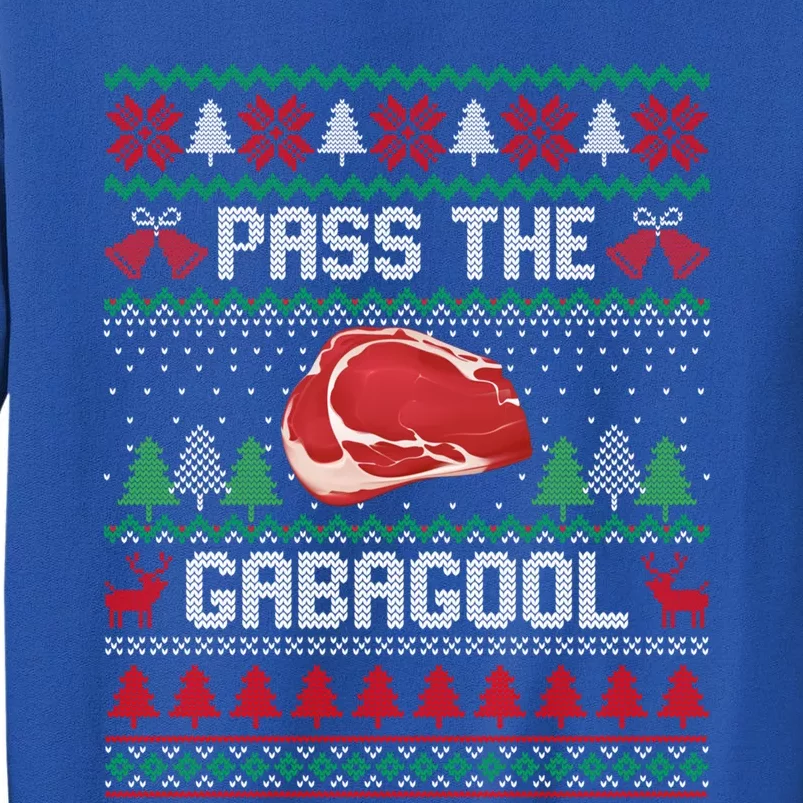 Funny Xmas Pass The Gabagool Tacky Ugly Christmas Great Gift Tall Sweatshirt