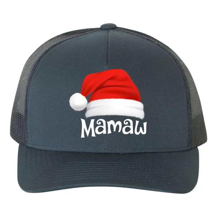 Funny Xmas Pajama Group Matching Mamaw Christmas Hat Gift Yupoong Adult 5-Panel Trucker Hat