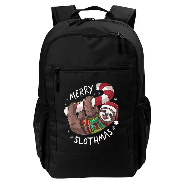 Funny Xmas Sloth Stocking Stuffer For Christmas Daily Commute Backpack