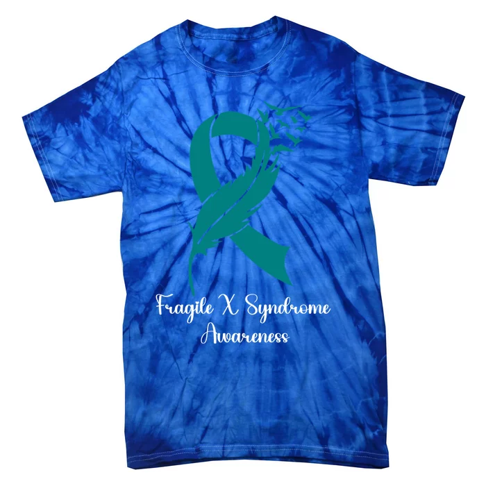 Fragile X Syndrome Awareness Family Wear Matching Support Gift Tie-Dye T-Shirt