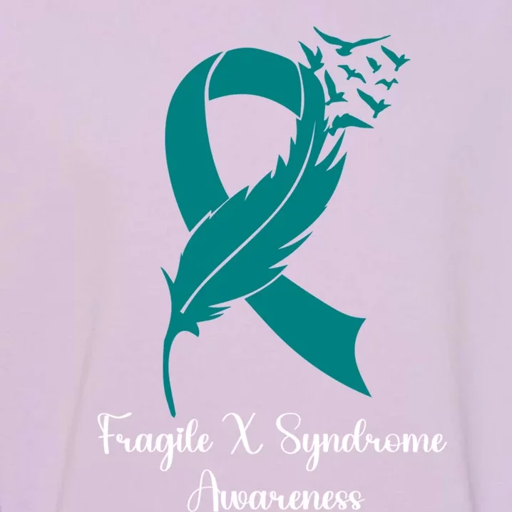 Fragile X Syndrome Awareness Family Wear Matching Support Gift Garment-Dyed Sweatshirt