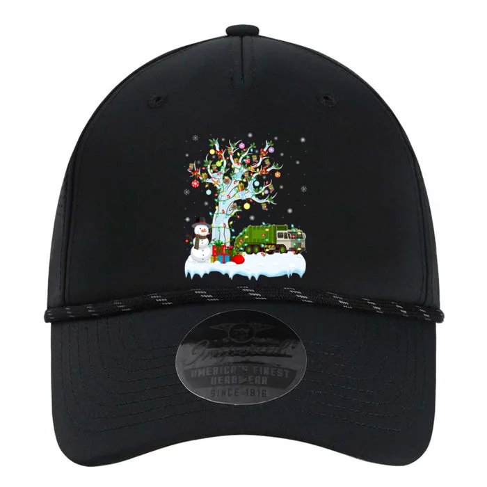 Funny Xmas Tree Lighting Santa Hat Garbage Truck Christmas Gift Performance The Dyno Cap