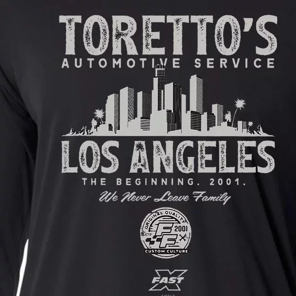 Fast X TorettoS Automotive Service Family Cooling Performance Long Sleeve Crew