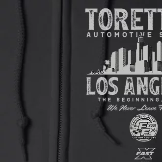 Fast X TorettoS Automotive Service Family Full Zip Hoodie