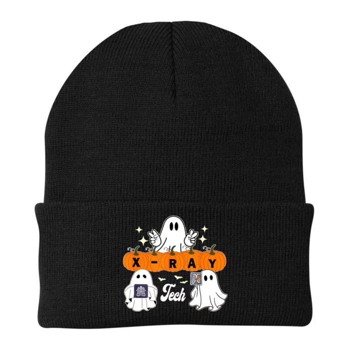 Funny Xray Tech Boo Crew Halloween Radiology Ghost Knit Cap Winter Beanie