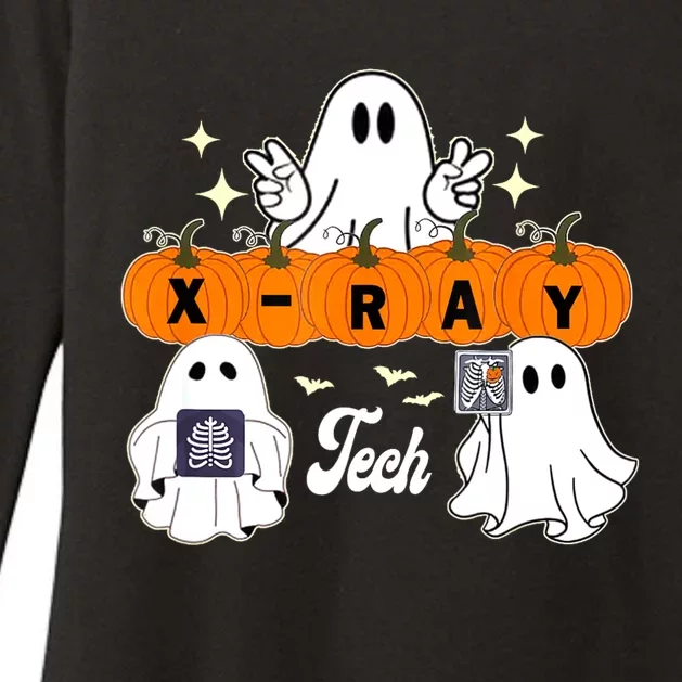 Funny Xray Tech Boo Crew Halloween Radiology Ghost Womens CVC Long Sleeve Shirt