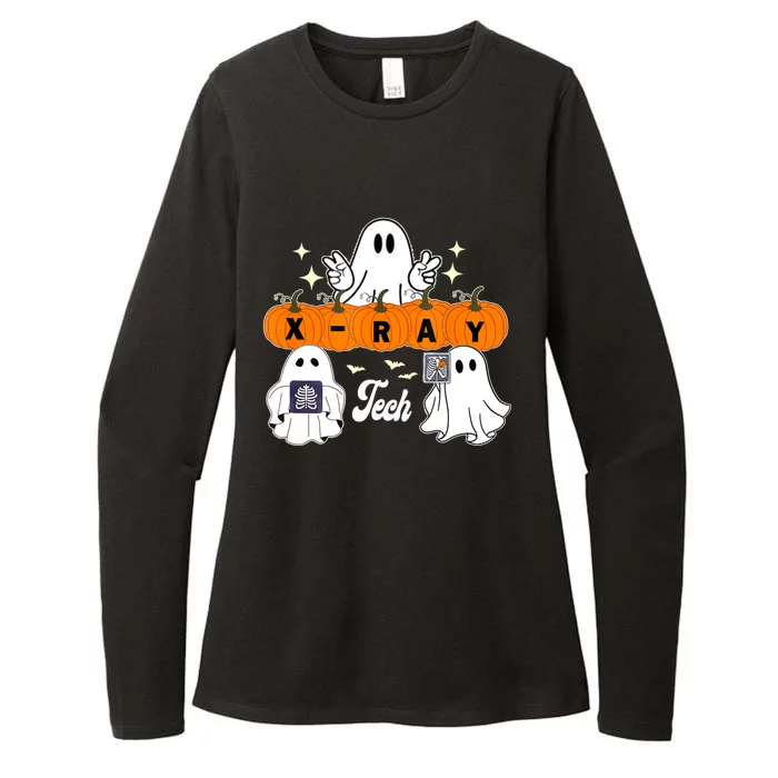 Funny Xray Tech Boo Crew Halloween Radiology Ghost Womens CVC Long Sleeve Shirt