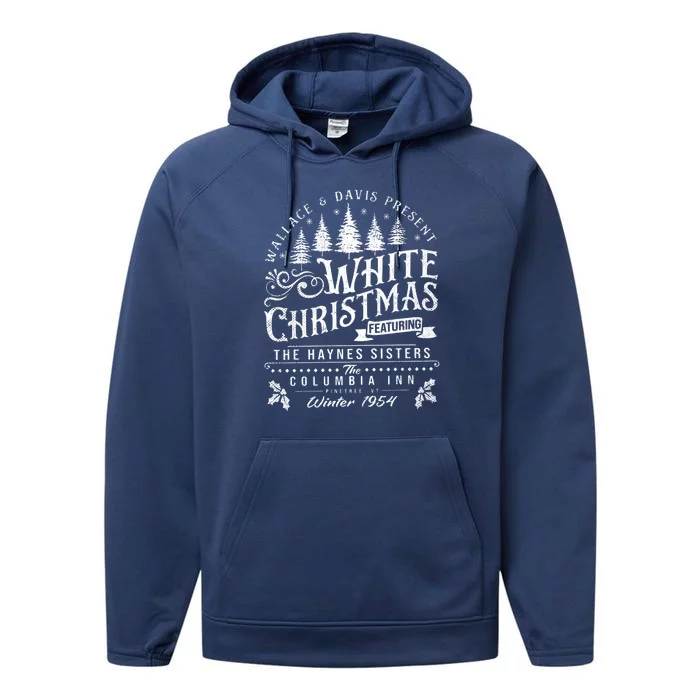 Funny Xmas White Christmas Haynes Sisters Wallace And Davis Gift Performance Fleece Hoodie