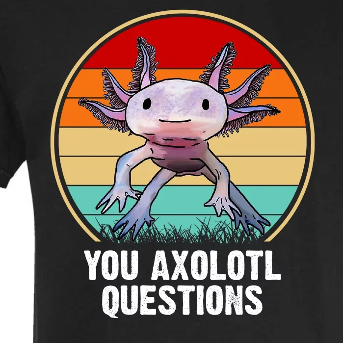 Funny You Axolotl Questions Garment-Dyed Heavyweight T-Shirt