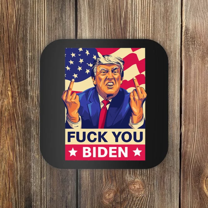 Fck You Biden Funny Trump Coaster