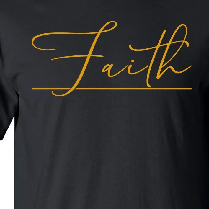 Faith Yellow Christian Tall T-Shirt