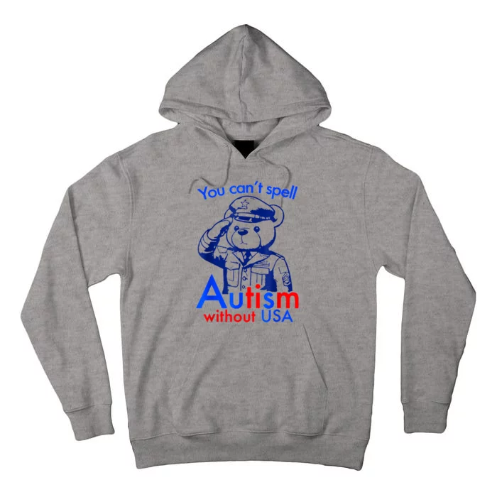 Funny You Cant Spell Autism Without Usa Tall Hoodie