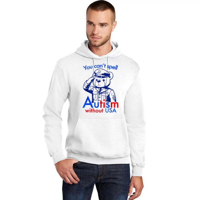 Funny You Cant Spell Autism Without Usa Hoodie