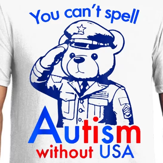 Funny You Cant Spell Autism Without Usa Pajama Set