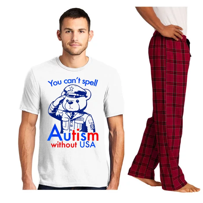 Funny You Cant Spell Autism Without Usa Pajama Set