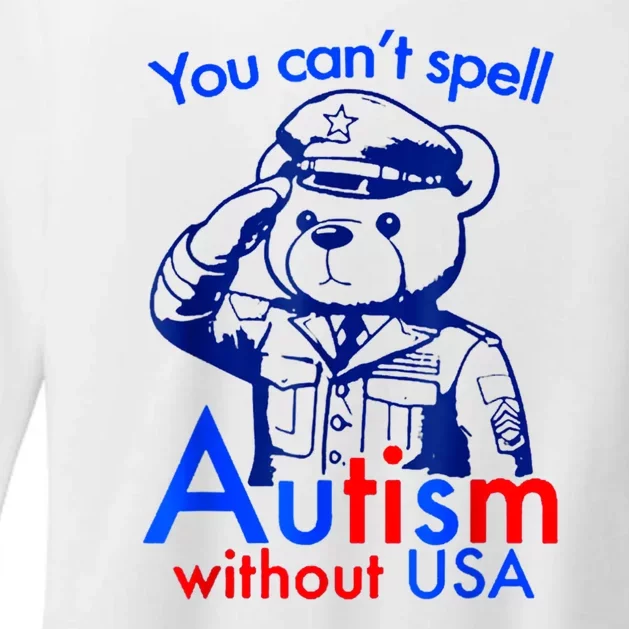 Funny You CanT Spell Autism Without Usa Womens CVC Long Sleeve Shirt