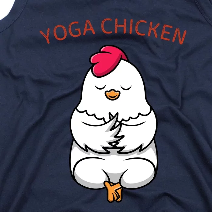 Funny Yoga Chicken Tank Top