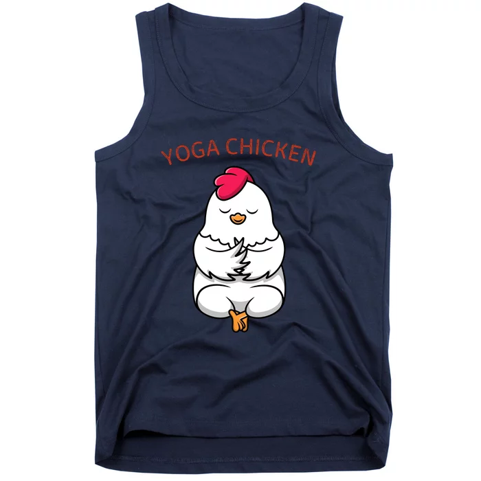 Funny Yoga Chicken Tank Top