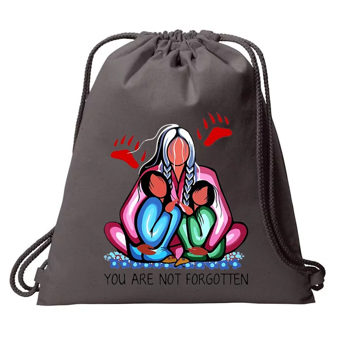 Funny You Day Are Not Forgotten Native American Drawstring Bag