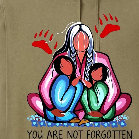 Funny You Day Are Not Forgotten Native American Premium Hoodie