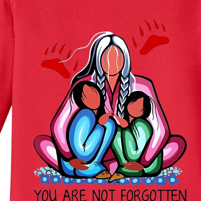 Funny You Day Are Not Forgotten Native American Baby Long Sleeve Bodysuit