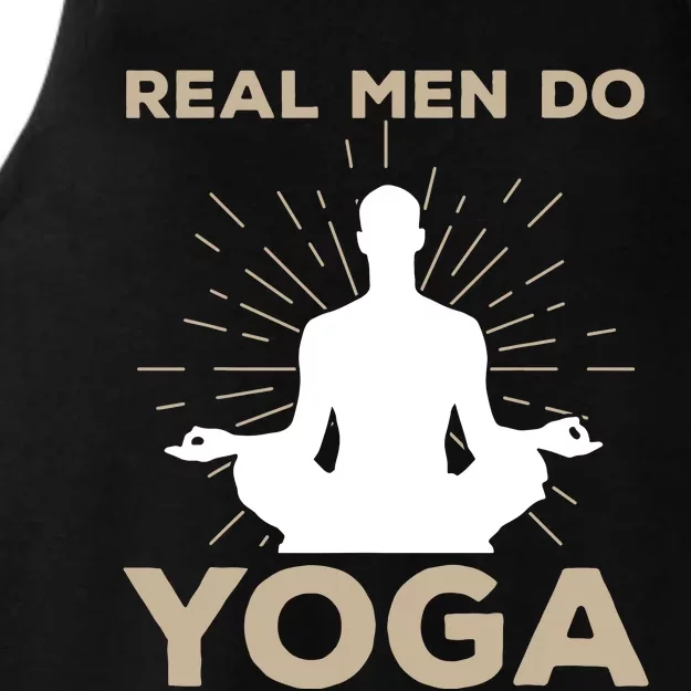 Funny Yoga Design For Men Boy Yoga Pose Meditation Lovers Ladies Tri-Blend Wicking Tank