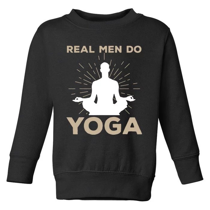 Funny Yoga Design For Men Boy Yoga Pose Meditation Lovers Toddler Sweatshirt