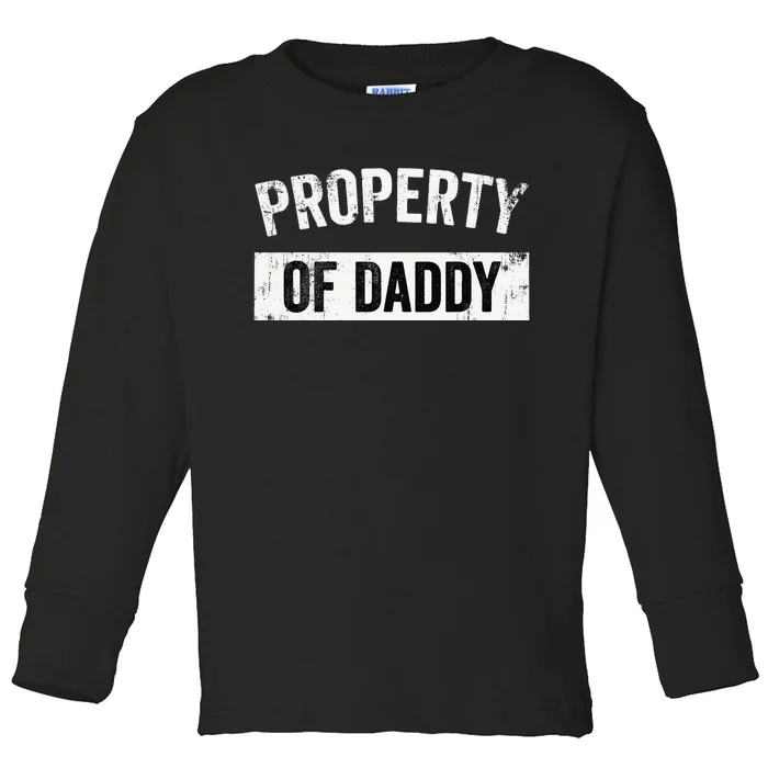 Funny Yes Daddy BDSM Kink Sex Lover Xmas Toddler Long Sleeve Shirt