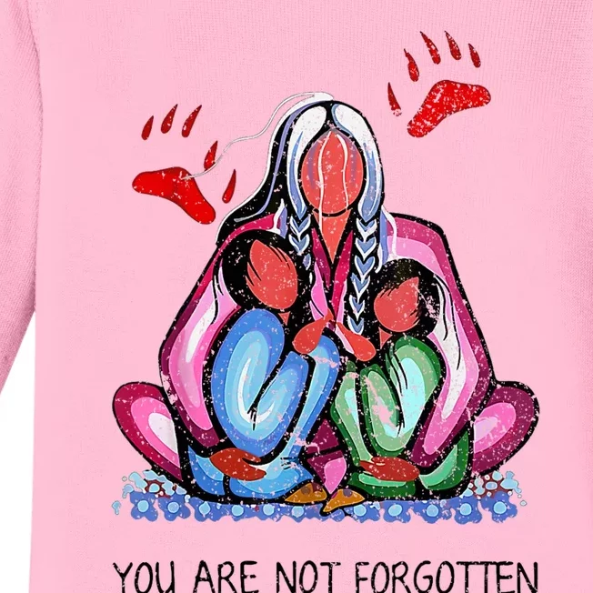 Funny You Day Are Not Forgotten Native American You Are Not Forgotten Baby Long Sleeve Bodysuit