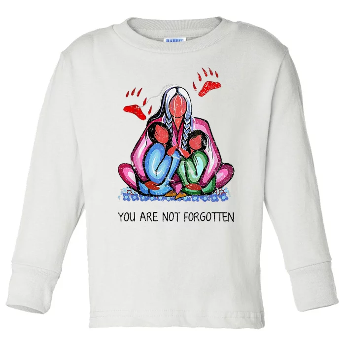 Funny You Day Are Not Forgotten Native American You Are Not Forgotten Toddler Long Sleeve Shirt