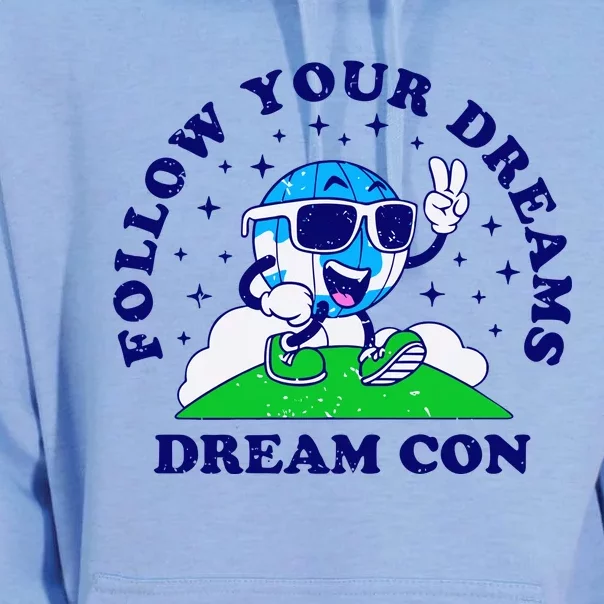 Follow Your Dreams Mascot Dream Con Unisex Surf Hoodie