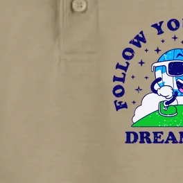 Follow Your Dreams Mascot Dream Con Dry Zone Grid Performance Polo