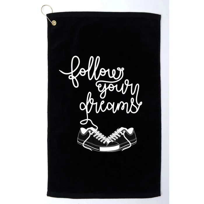 Follow Your Dreams Platinum Collection Golf Towel