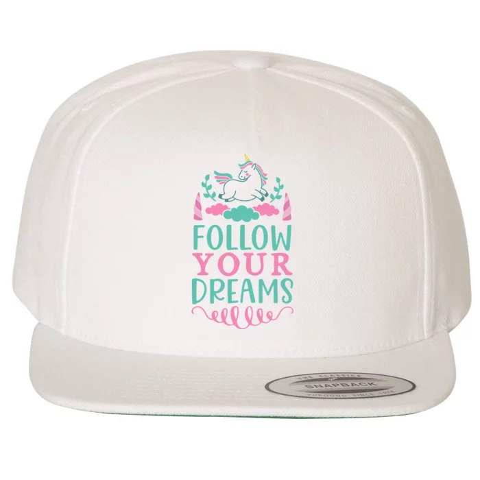 Follow Your Dreams Wool Snapback Cap