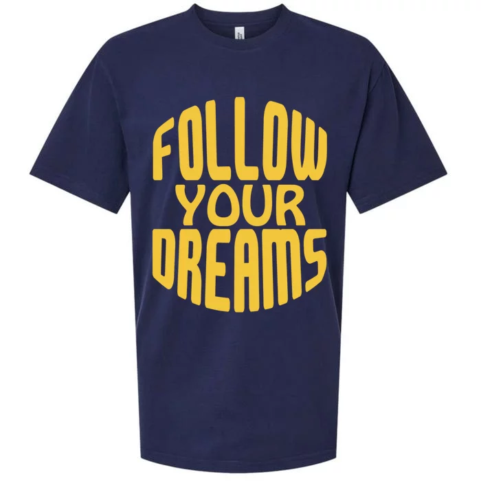 Follow Your Dreams Retro Sueded Cloud Jersey T-Shirt