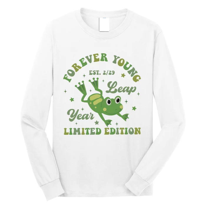 Forever Young Est 2 29 Leap Year Limited Edition Long Sleeve Shirt