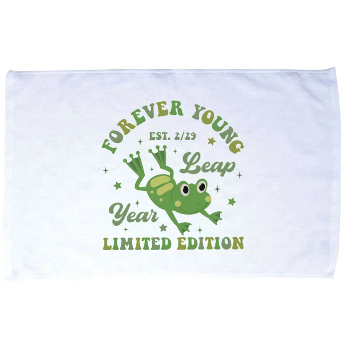 Forever Young Est 2 29 Leap Year Limited Edition Microfiber Hand Towel