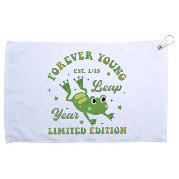 Forever Young Est 2 29 Leap Year Limited Edition Grommeted Golf Towel