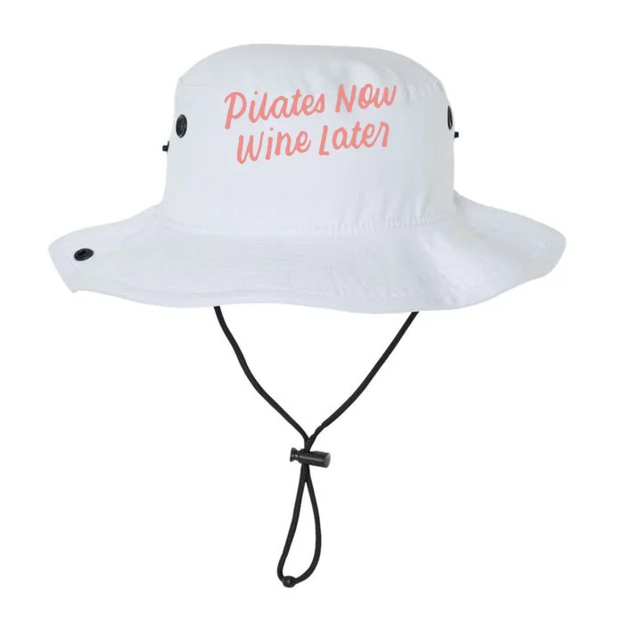 Funny Yoga For Ers Cute Pilates Now Wine Later Meaningful Gift Legacy Cool Fit Booney Bucket Hat