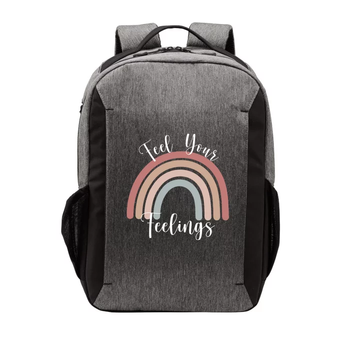 Feel Your Feelings Rainbow Vector Backpack