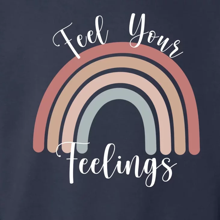 Feel Your Feelings Rainbow Toddler Hoodie