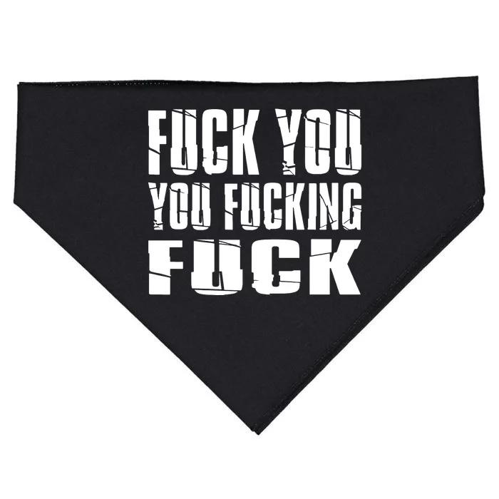 Fuck You Fucking Cool Sayings Hipster USA-Made Doggie Bandana