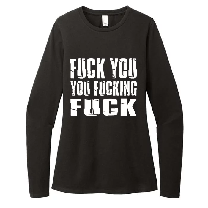 Fuck You Fucking Cool Sayings Hipster Womens CVC Long Sleeve Shirt