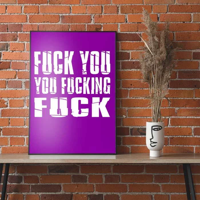 Fuck You Fucking Cool Sayings Hipster Poster