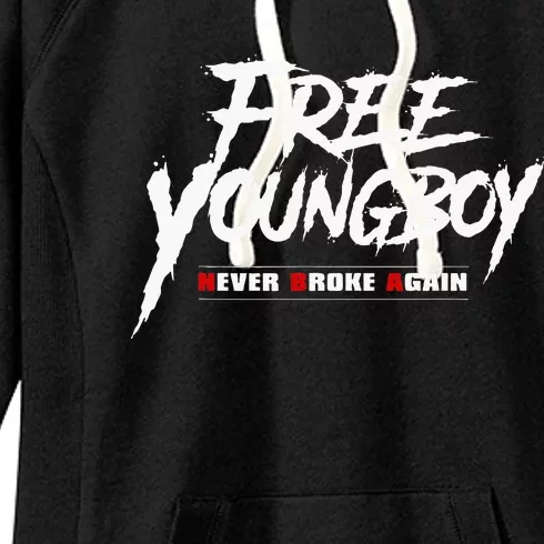 Free Y.O.U.N.G.B.O.Y Women's Fleece Hoodie