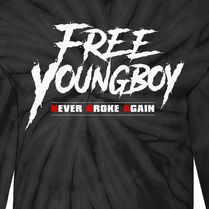 Free Y.O.U.N.G.B.O.Y Tie-Dye Long Sleeve Shirt