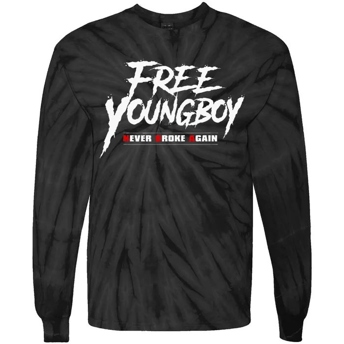 Free Y.O.U.N.G.B.O.Y Tie-Dye Long Sleeve Shirt