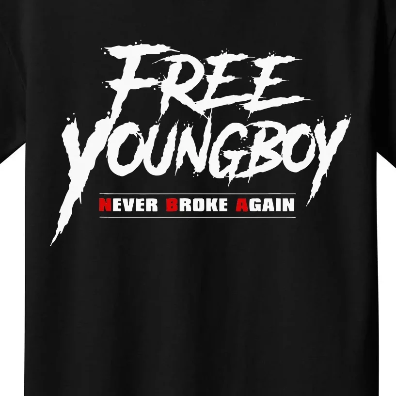 Free Y.O.U.N.G.B.O.Y Kids T-Shirt