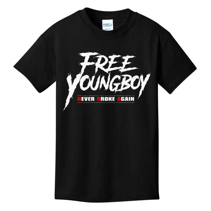 Free Y.O.U.N.G.B.O.Y Kids T-Shirt